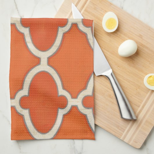 Marktbewegingen III Theedoek (Quarter Fold)