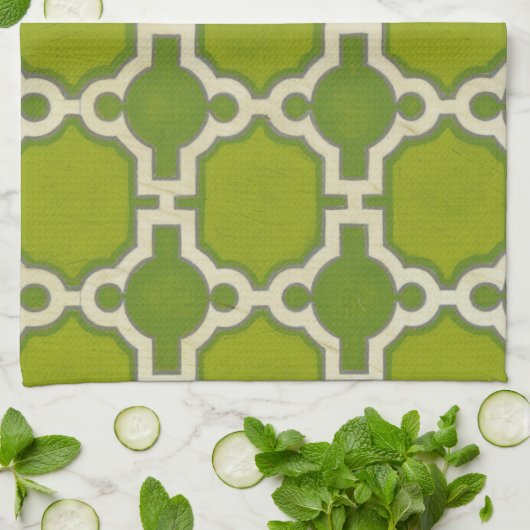 Marktbewegingen IV Theedoek (Gevouwen)