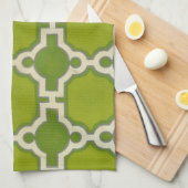 Marktbewegingen IV Theedoek (Quarter Fold)