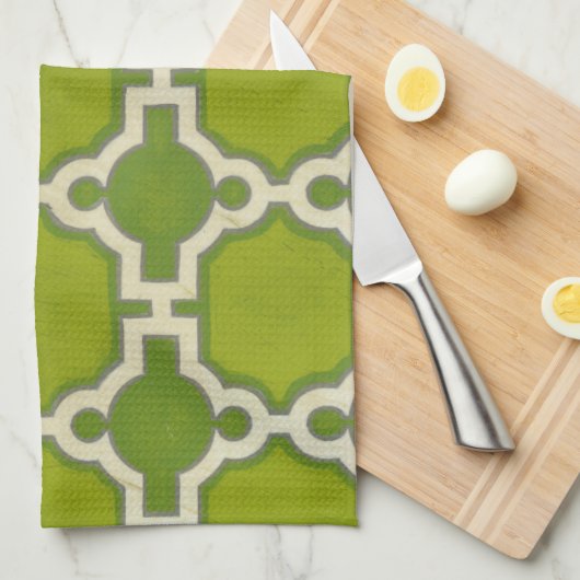 Marktbewegingen IV Theedoek (Quarter Fold)