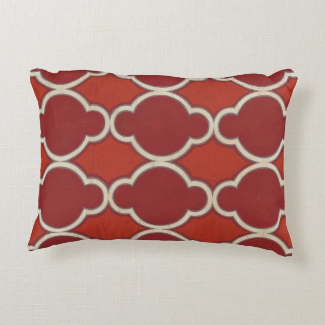 Marktbewegingen VII Decoratief Kussen (Achterkant)