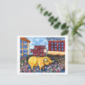 Marktcentrum Pig Briefkaart (Staand voorkant)
