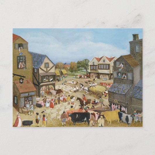 Marktdag Briefkaart (Voorkant)