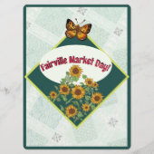 Marktdag Evenement Flyer (Geen AI) Save The Date (Achterkant)