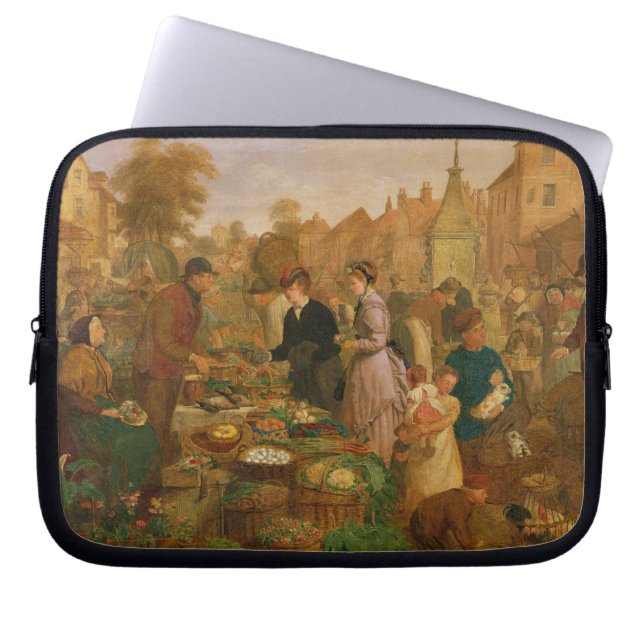 Marktdag Laptop Sleeve (Voorkant)