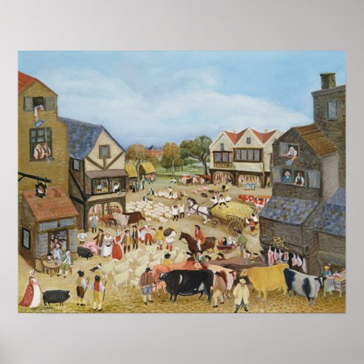 Marktdag Poster (Voorkant)