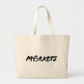 Markten Grote Tote Bag (Voorkant)