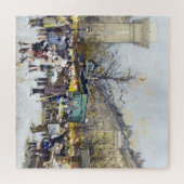 Markten in Porte Saint-Denis, Parijs Legpuzzel (Horizontaal)