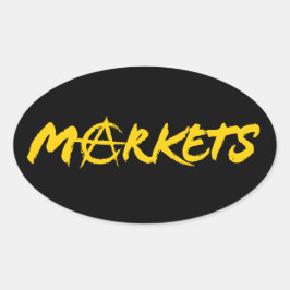 Markten Ovale Sticker