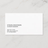 Marktgrafiek | Financiële gegevens Visitekaartje (Achterkant)