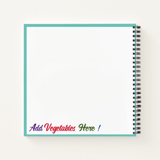 Marktgrootboek van de landbouwer notitieboek (Achterkant)