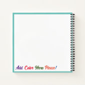 Marktgrootboek van de landbouwer notitieboek (Achterkant)