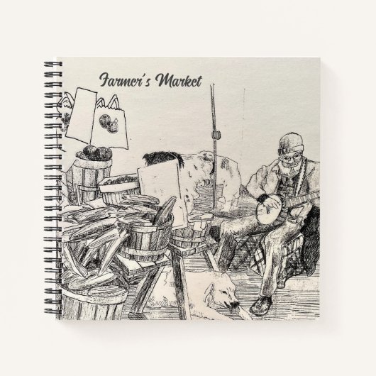 Marktgrootboek van de landbouwer notitieboek (Voorkant)