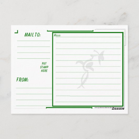 MarktJamaica Briefkaart (Achterkant)