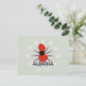Marktkaart 2.0 voor Albanië Briefkaart (Staand voorkant)