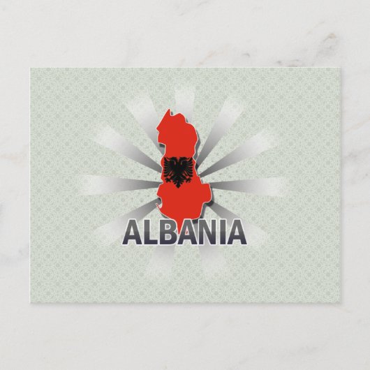 Marktkaart 2.0 voor Albanië Briefkaart (Voorkant)