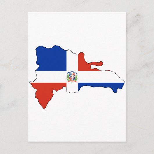 Marktkaart Dominicaanse Republiek Briefkaart (Voorkant)