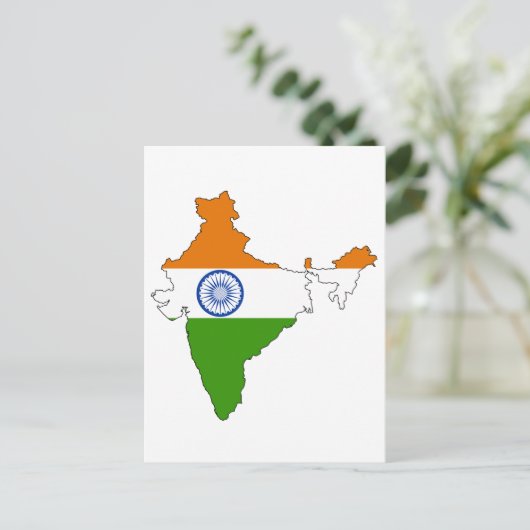 Marktkaart India Briefkaart (Staand voorkant)