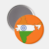 Marktkaart India Magneet (Voorkant / Achterkant)