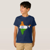 Marktkaart India T-shirt (Voorkant volledig)