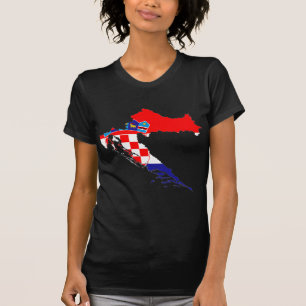 Marktkaart voor Kroatië T-shirt