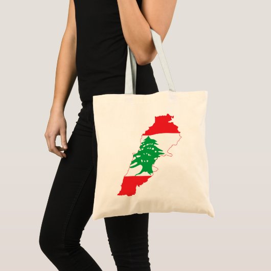 Marktkaart voor Libanon Tote Bag (Voorkant (product))