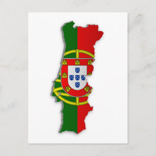 Marktkaart voor Portugal Briefkaart