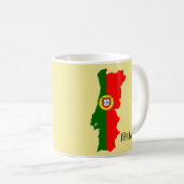 Marktkaart voor Portugal Koffiemok (Voorkant rechts)