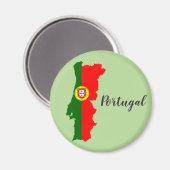 Marktkaart voor Portugal Magneet (Voorkant / Achterkant)