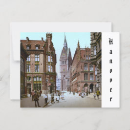 Marktkerk in Hannover, Duitse Rijk (ca. 1900) Briefkaart