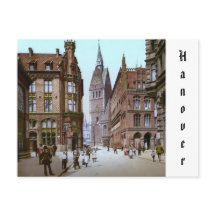 Marktkerk in Hannover, Duitse Rijk (ca. 1900)