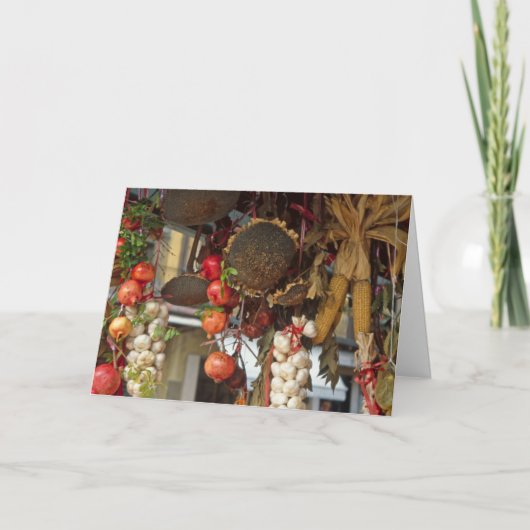 Marktkraam Florence Bedankkaart (Voorkant)