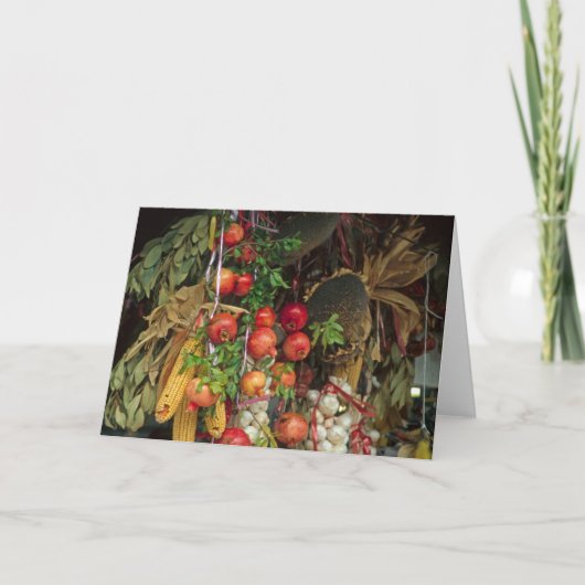 Marktkraam Florence Bedankkaart (Voorkant)