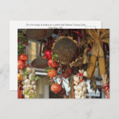 Marktkraam Florence Feestdagenkaart (Voorkant / Achterkant)