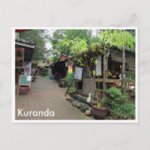 marktkramen van kuranda briefkaart (Voorkant)