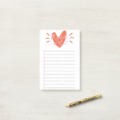 Marktlijst Post-it® Notes (Op bureau)