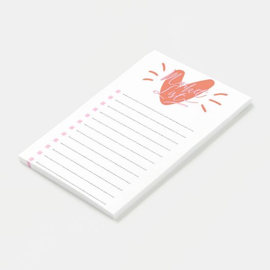 Marktlijst Post-it® Notes (Schuin)