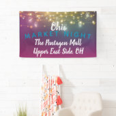 marktnacht, vaartuig fair banner, gebeurtenisbanne spandoek (Insitu)