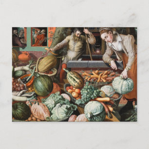 "Marktonderzoek"  kunstbriefkaart Briefkaart