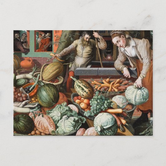 "Marktonderzoek"  kunstbriefkaart Briefkaart (Voorkant)