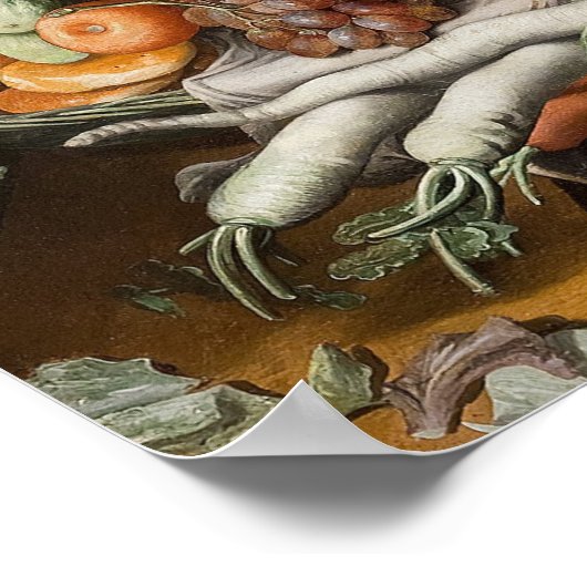 "Marktonderzoek"  kunstposter Poster (Hoek)