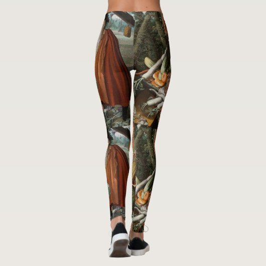 "Marktonderzoek"  leggings voor kunst (Achterkant)