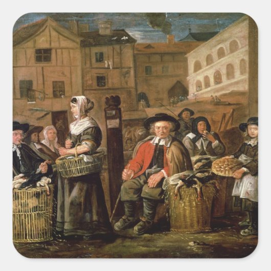 Marktonderzoek Vierkante Sticker (Voorkant)