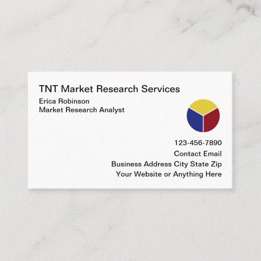 Marktonderzoeksanalist Visitekaartje (Voorkant)