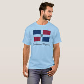 Marktontwerp Dominicaanse Republiek T-shirt (Voorkant volledig)