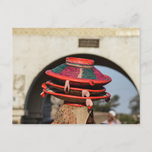 Marktpakketten in Harar, Ethiopië Briefkaart