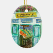 Marktpenetratiegraad (Pike Place Seattle) Keramisch Ornament (Achterkant)