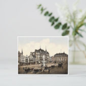 Marktplaats, Bonn, Rijn, Duitsland schitterend Briefkaart (Staand voorkant)