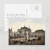 Marktplaats, Bonn, Rijn, Duitsland schitterend Briefkaart (Voorkant / Achterkant)