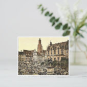 Marktplaats, Breslau, Silezië, Duitsland (d.w.z. Briefkaart (Staand voorkant)